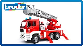 Bruder Toys MAN Fire Engine w/ Water Pump & Light / Sound Module #02771