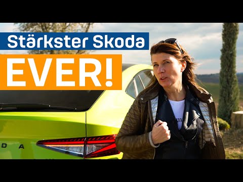 Skoda Enyaq Coupé RS iV | Schlangengrünes PS-Monster begeistert Lisa