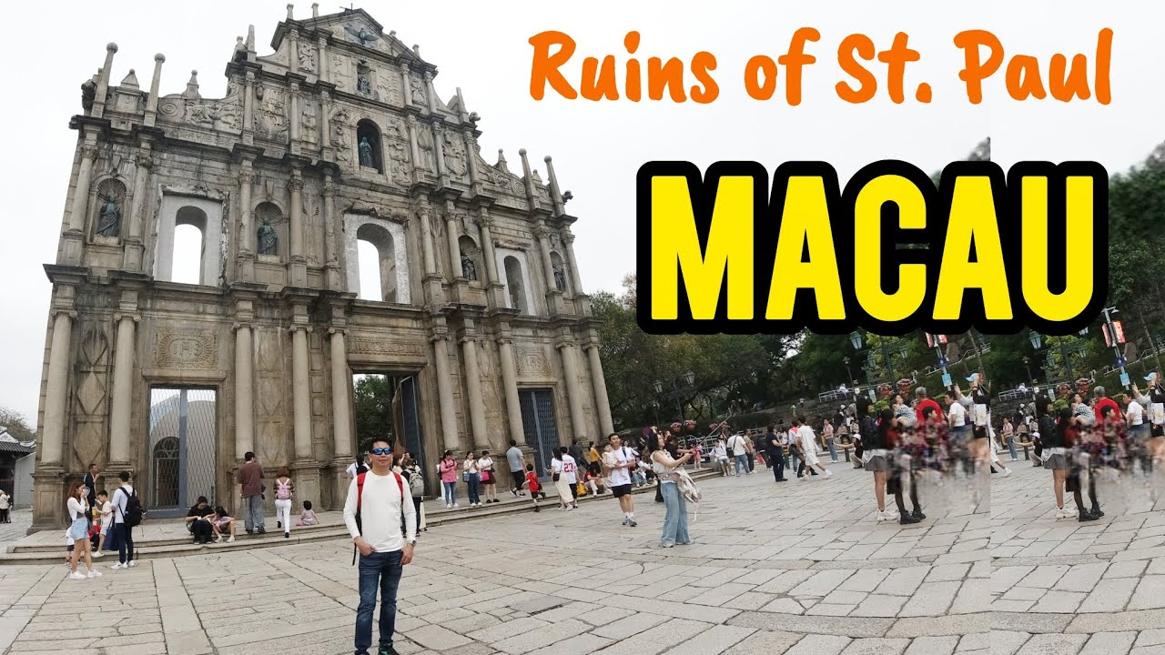 🇲🇴 Macau: Short Visit to The Ruins of St. Paul's Church | Strolling Around Macau 