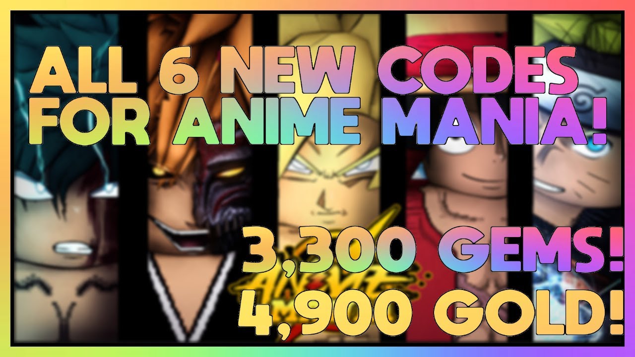 ALL 6 NEW CODES IN ANIME MANIA! - Roblox Anime Mania