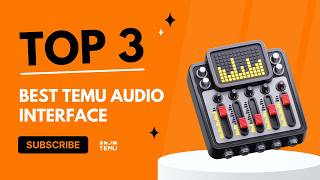 🚀 BEST TEMU AUDIO INTERFACE  | TOP 3
