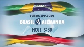 Chamada Rio 2016 - Futebol Masculino Brasil X Alemanha Globo 20082016
