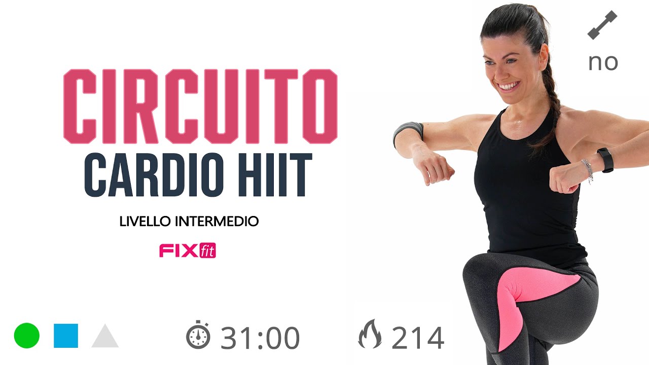 Cardio HIIT! Esercizi Cardio A Circuito Per Dimagrire Ad Alta Intensità