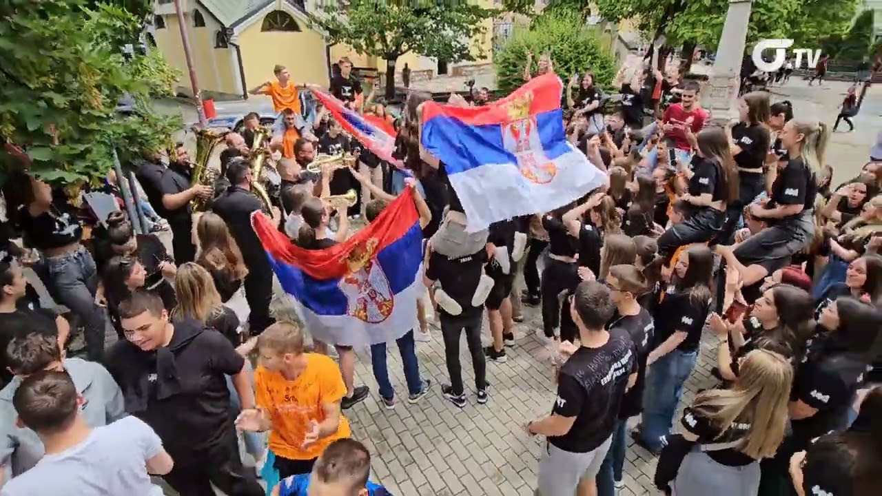 Užički maturanti Ekonomske škole 2024. - trubači