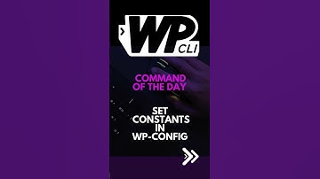 Set wp-config Constants via WP-CLI! #WordPress #wpcli