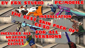 ULTIMATE SKIN PACK FOR CS:SO BY FRX STUDIO +INSTALLATION (COUNTER STRIKE SOURCE OFFENSIVE, CSGO MOD)