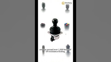 Single Axis or Dual Axis Hand Grip Joystick with Rocker Switch