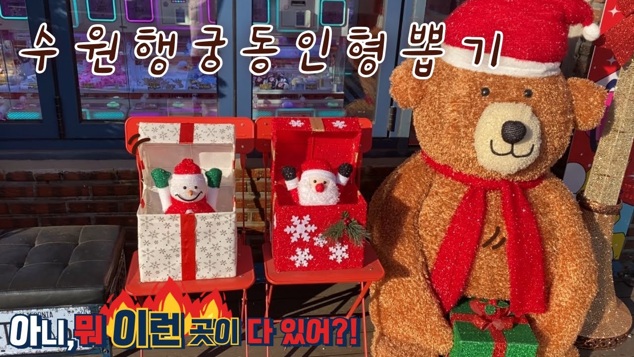 수원 행궁동 인형뽑기… 이게 진짜 된다고? 😂🧸