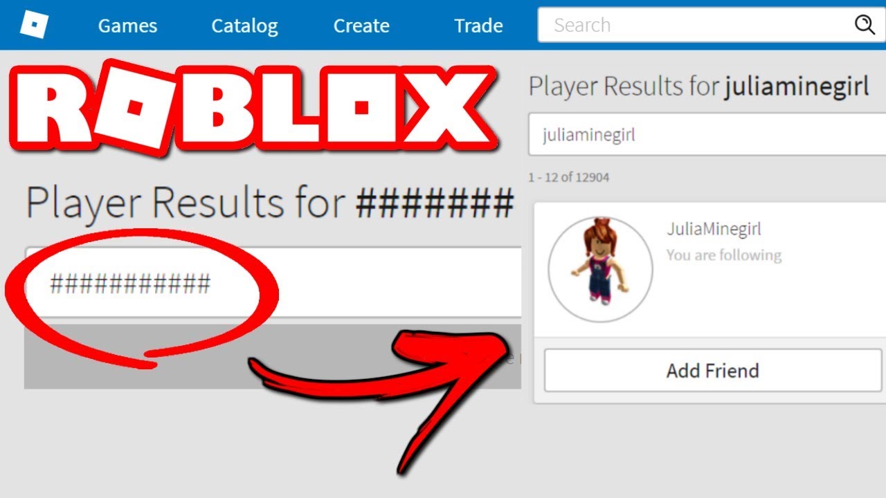 Como Achar Um Nome No Roblox Que Da Hashtag Youtube - nome de youtubers no roblox