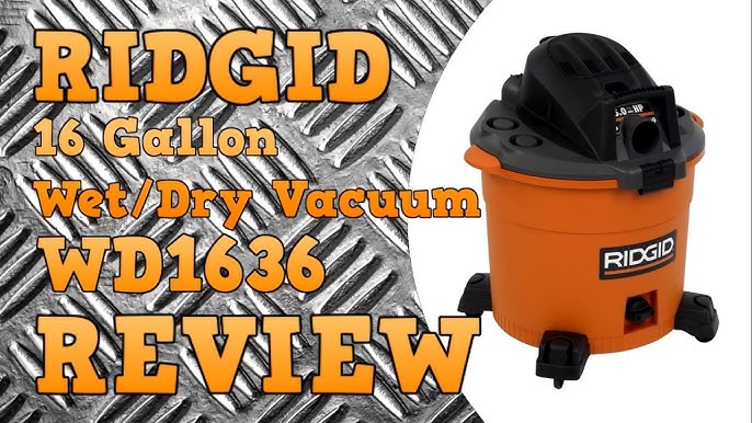 Pros And Cons Ridgid 5 0 Hp 16 Gallon Wet Dry Vac And Blower Wd1640 Youtube
