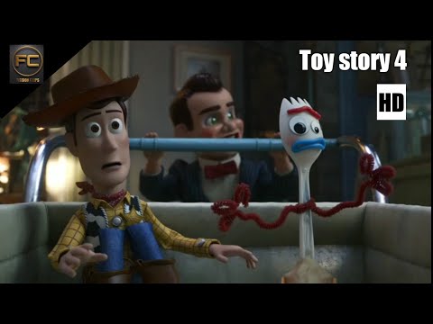 Toy story 4 || Sheriff running with Forky scene