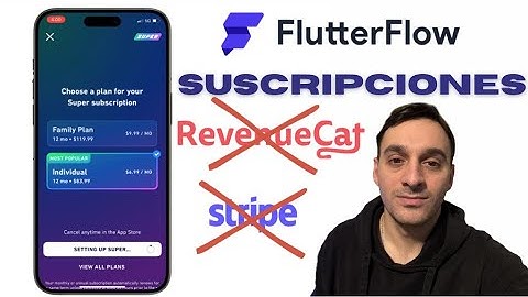 Hablemos del PROBLEMA de las SUSCRIPCIONES en FlutterFlow...