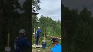 Magne Gusland finale Norgesmesterskap leirduesti 2022
