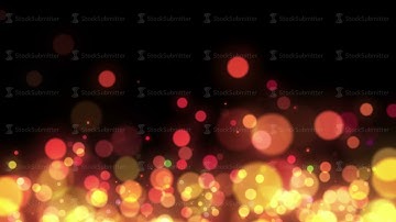 Abstract Colorful Bokeh Particles Loop Background 4K