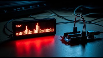 Arduino Audio Spectrum on LED Dot Matrix 4 In 1 Display | DIY Project