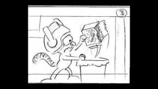2008 The Garfield Show.saison 1.Mastermind. Storyboard