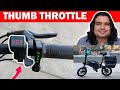 How To Install A Thumb Throttle - Jetson Bolt Pro (Folding Electric Bike From Costco) 2021