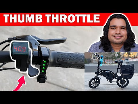 How To Install A Thumb Throttle - Jetson Bolt Pro (Folding Electric Bike From Costco) 2021
