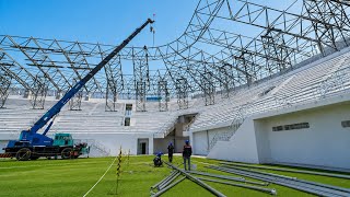 UPDATE‼️ROOF INSTALLATION PHASE, GELORA DAHA JAYATI STADIUM CONSTRUCTION, HOME BASE OF PERSIK KEDIRI