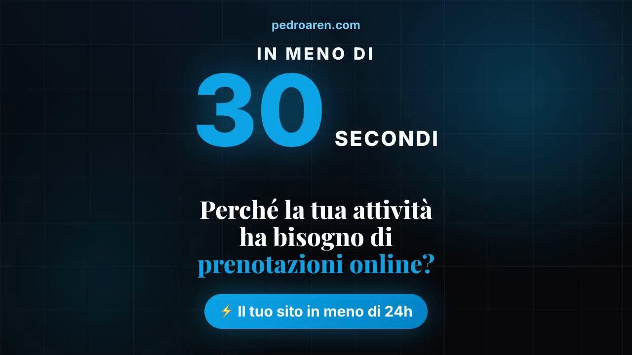 Perché la tua attività ha bisogno delle prenotazioni online