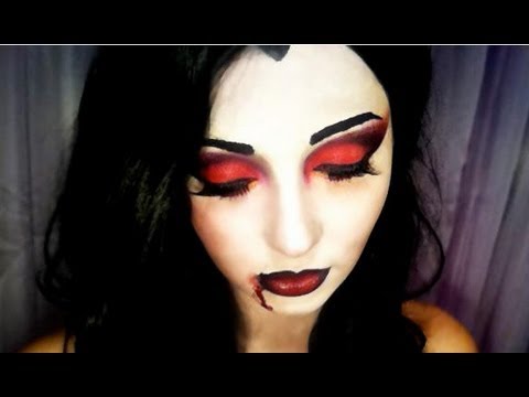 Reply to @crystalunni ♥️ #tutorial #halloween #vampiro #makeup #spook