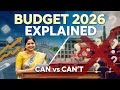 Budget 2026 Promises vs Reality | CAN vs CAN’T | Nirmala Sitharaman Explained