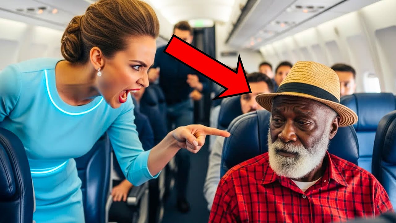 MILLIONNAIRE A HUMILIÉ LE VIEIL HOMME HUMBLE DANS L'AVION… JUSQU'À CE QUE LE PILOTE DISE: 