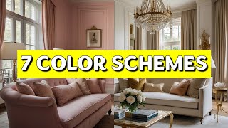 7 Color Schemes | Traditional Home Decor | Interior Design