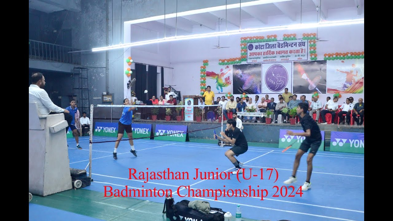 Rajasthan Junior (U-17) Badminton Championship 2024 - YouTube