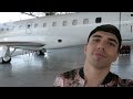 I got to fly on a private jet with my bf