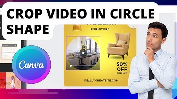 How To Crop Video In Circle Shape In Canva | Easy Tutorial