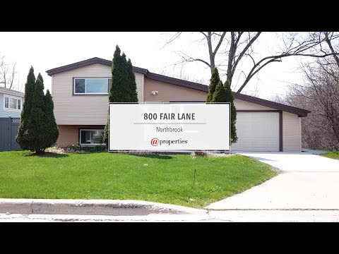 800 Fair Lane, Northbrook, IL home video tour