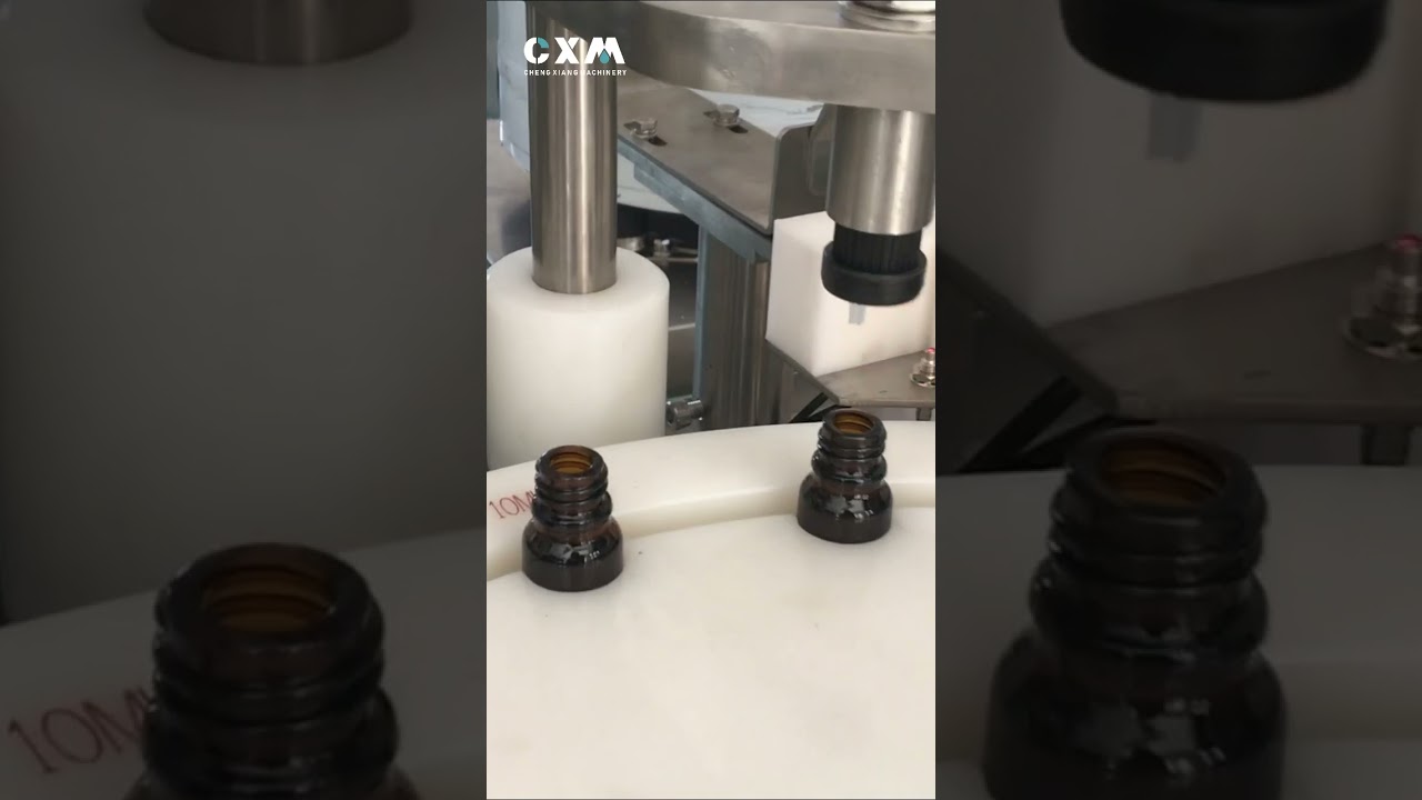 10ml essential oil filling plugging capping machine