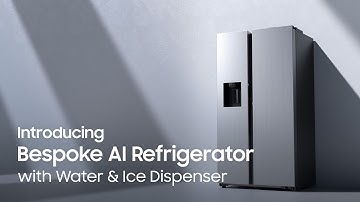 Introducing Bespoke AI Refrigerator Side-by-Side | Water & Ice Dispenser | Samsung