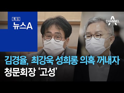 김경율, 최강욱 성희롱 의혹 꺼내자…민주당 “증인 퇴장을” | 뉴스A