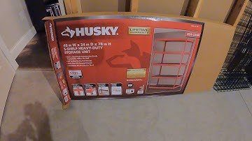 Husky 5 Shelf Storage Unit - How to Assemble