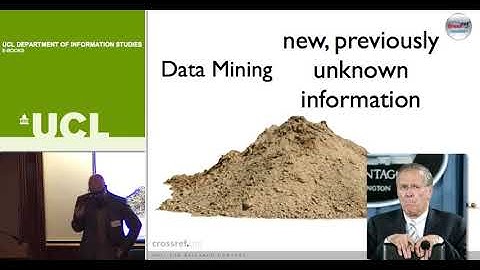 Data and text mining: the search for unknown knowns