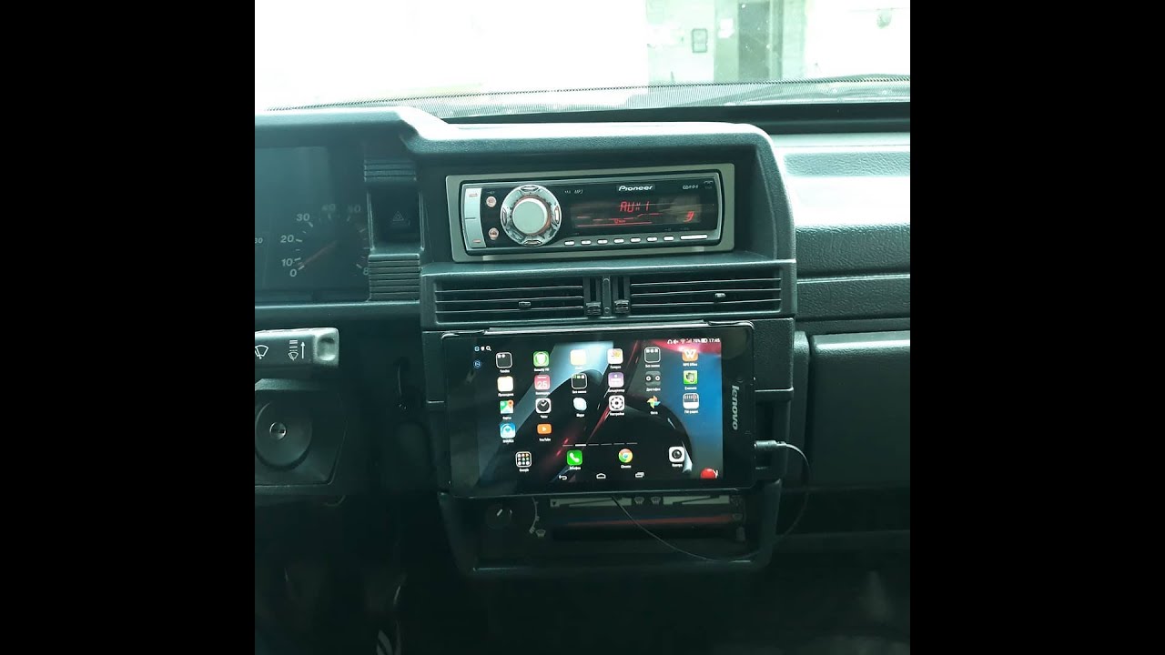 Планшет в авто ваз 2109 проще простого - YouTube
