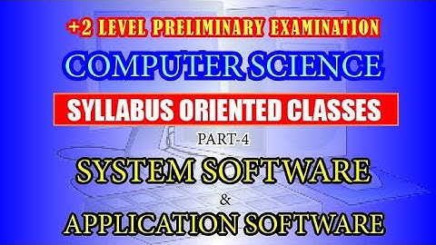 Computer Science - Kerala PSC Plus two level & Degree level Preliminary Exam