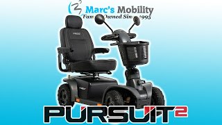Pride Pursuit 2 - SC7132 Fast Mobility Scooter with Lithium Batteries - Full Review @PrideMobility