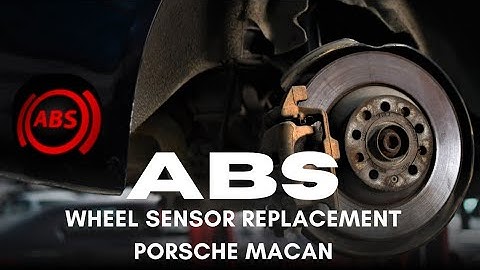 ABS Wheel Sensor Replacement with Basic Hand Tools And Porsche macan...