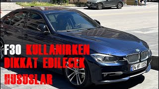 Bmw 3.20ied - F30 Kullanım bilgileri Resimi