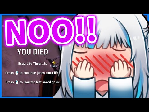 Dying in BABY MODE is Impossible they said... 【Gawr Gura / HololiveEN】