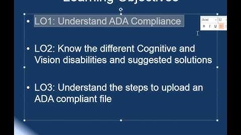 ADA Compliance Training: Video 1 of 6