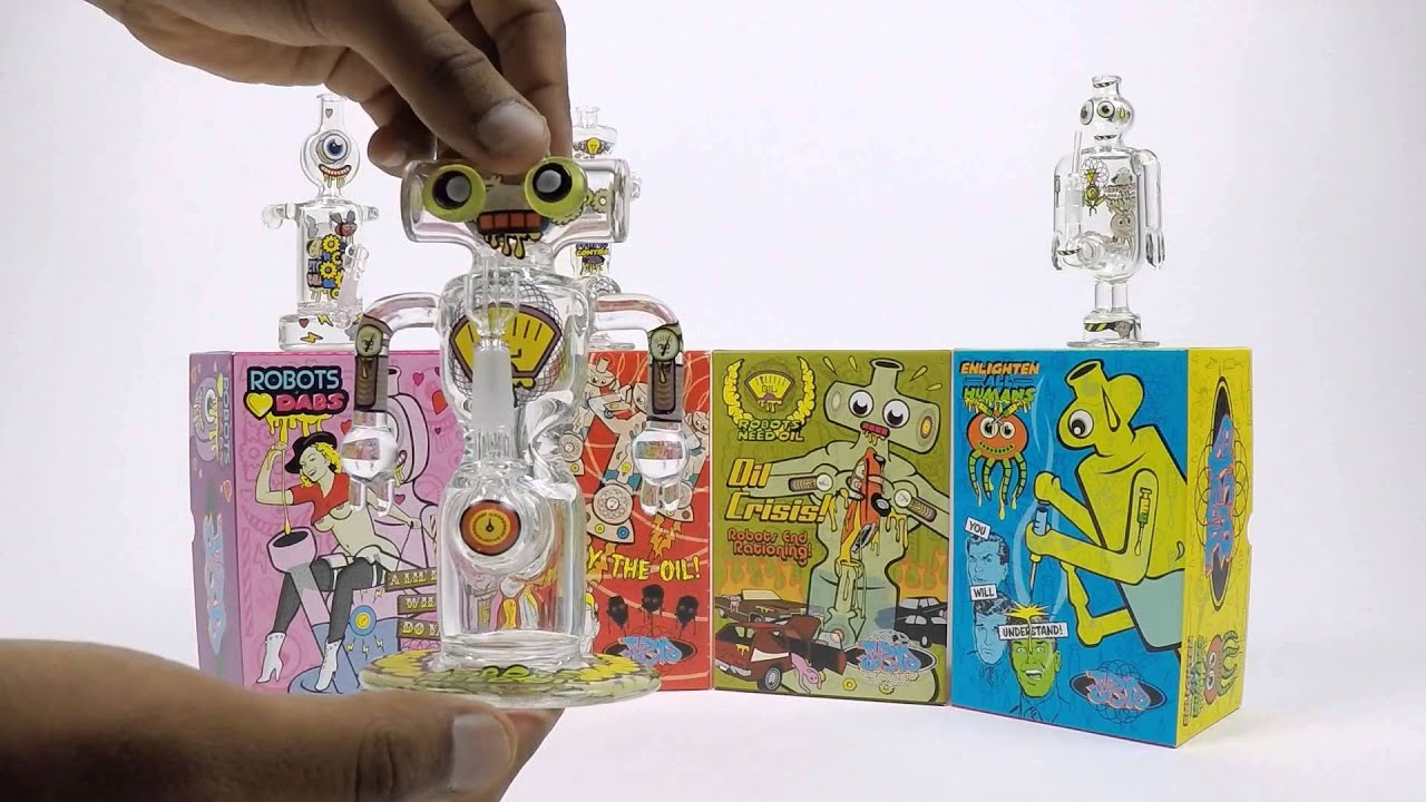 AllGlass.com Glass Preview: Jerome Barker Designs BakerBots Robot Oil Rigs