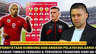 Download Lagu Yes Doa Publik Terkabulkan ‼️ J Herdman Umumkan 28 Pemain Timnas FIFA Series~Reaksi Bulgaria Really❓ MP3
