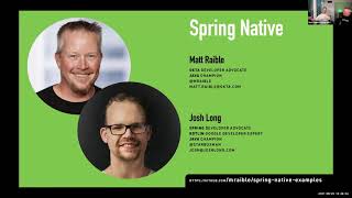 Josh Long & Matt Raible on Native Java with Spring Boot and JHipster