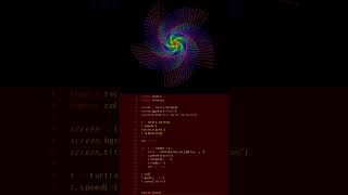 Turning Python into pixels, patterns, and interactive visuals 🐍🎨|| #art #coding #viral