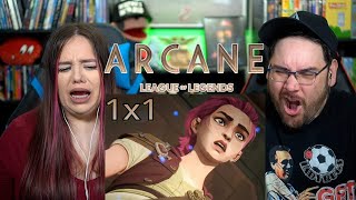 Arcane 1x1 WELCOME TO THE PLAYGROUND - Episode 1 Reaction / Review | LEAGUE OF LEGENDS