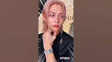Felix is very shiny with Louis Vuitton jewelry🐣✨😻FELIX LV HIGH JEWELRY DINNER #FELIXxLVHighJewelry